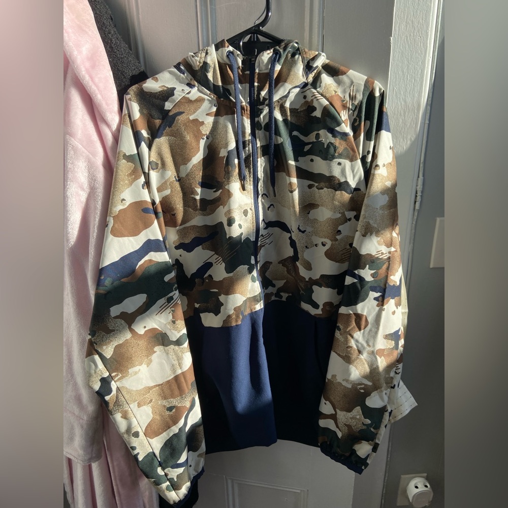 Mens Nike Pro Zip Up Hoodie Camouflage Large